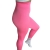 Legginsy  różowe prążek rozmiar L/XL